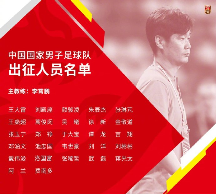 國足世預(yù)賽12強(qiáng)賽賽程_武磊洛國富出征_國足世預(yù)賽名單