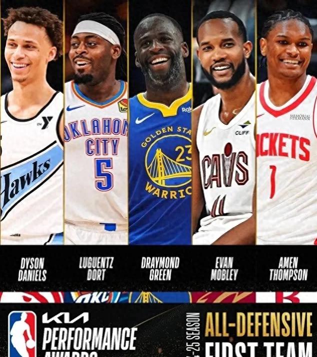 NBA年度防守陣容名單出爐！追夢(mèng)格林又入選，莫布里成焦點(diǎn)